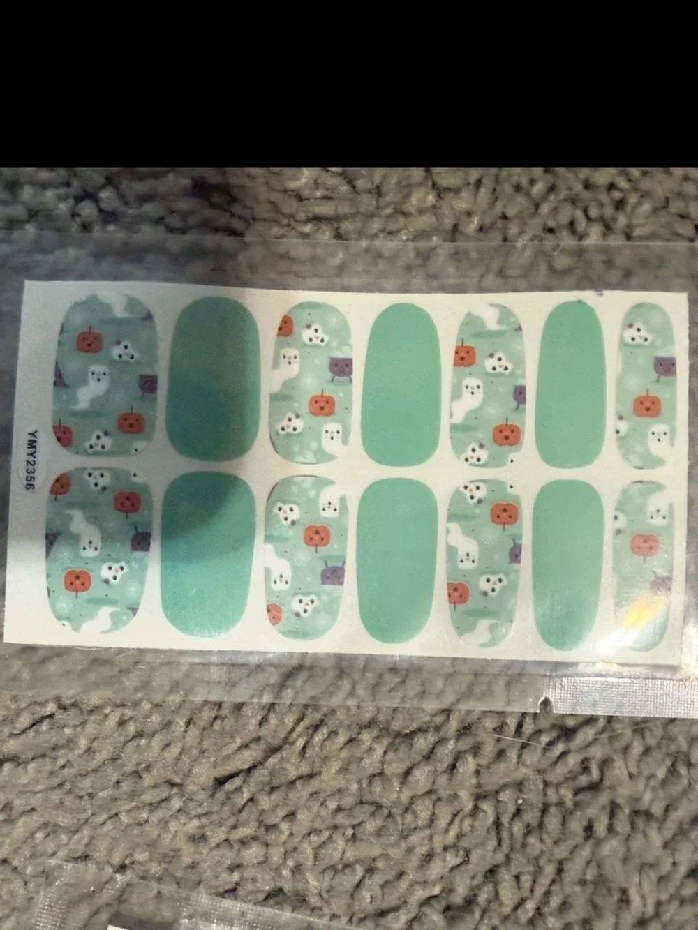 $2 Halloween Ghost & Pumpkin Nail Wraps $2 WITH ANY $10 ORDER OR MORE